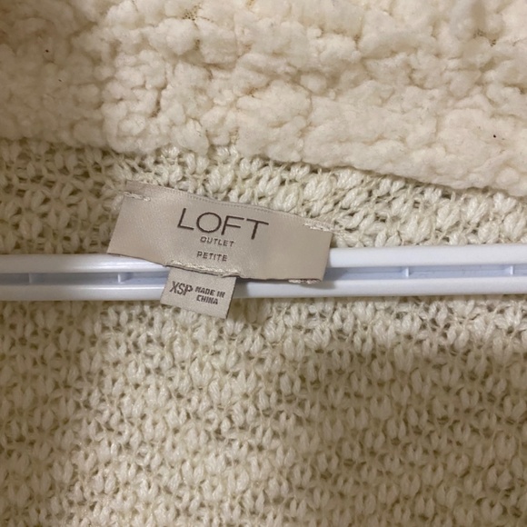 LOFT long beige Color cardigan - Picture 2 of 5